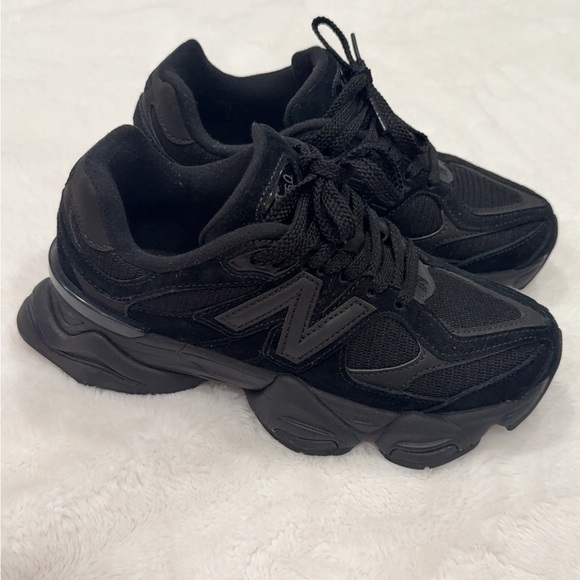 New Balance All-Black 9060 Sneakers - Picture 2 of 4